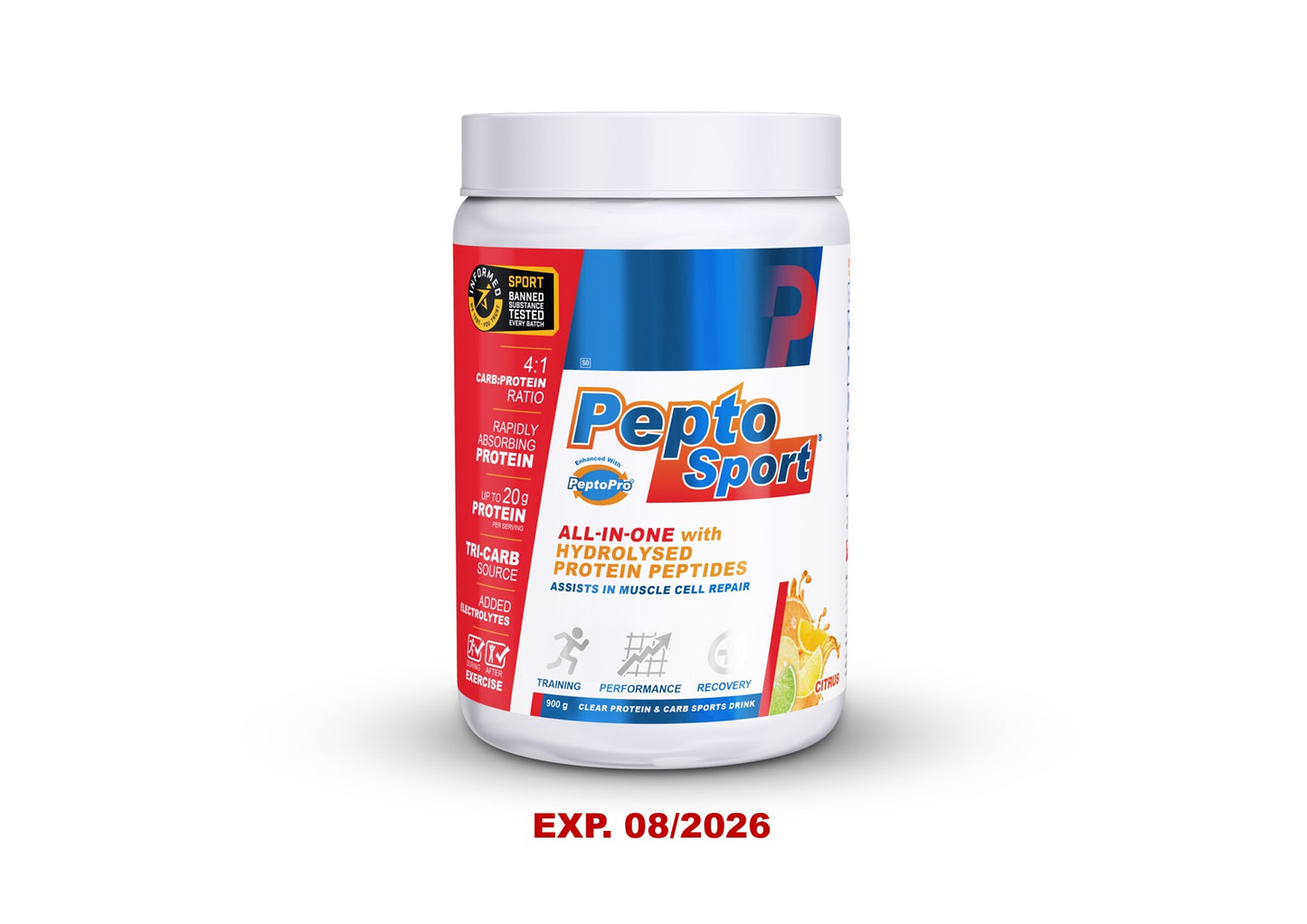 PeptoSport® Citrus Sport Supplement
